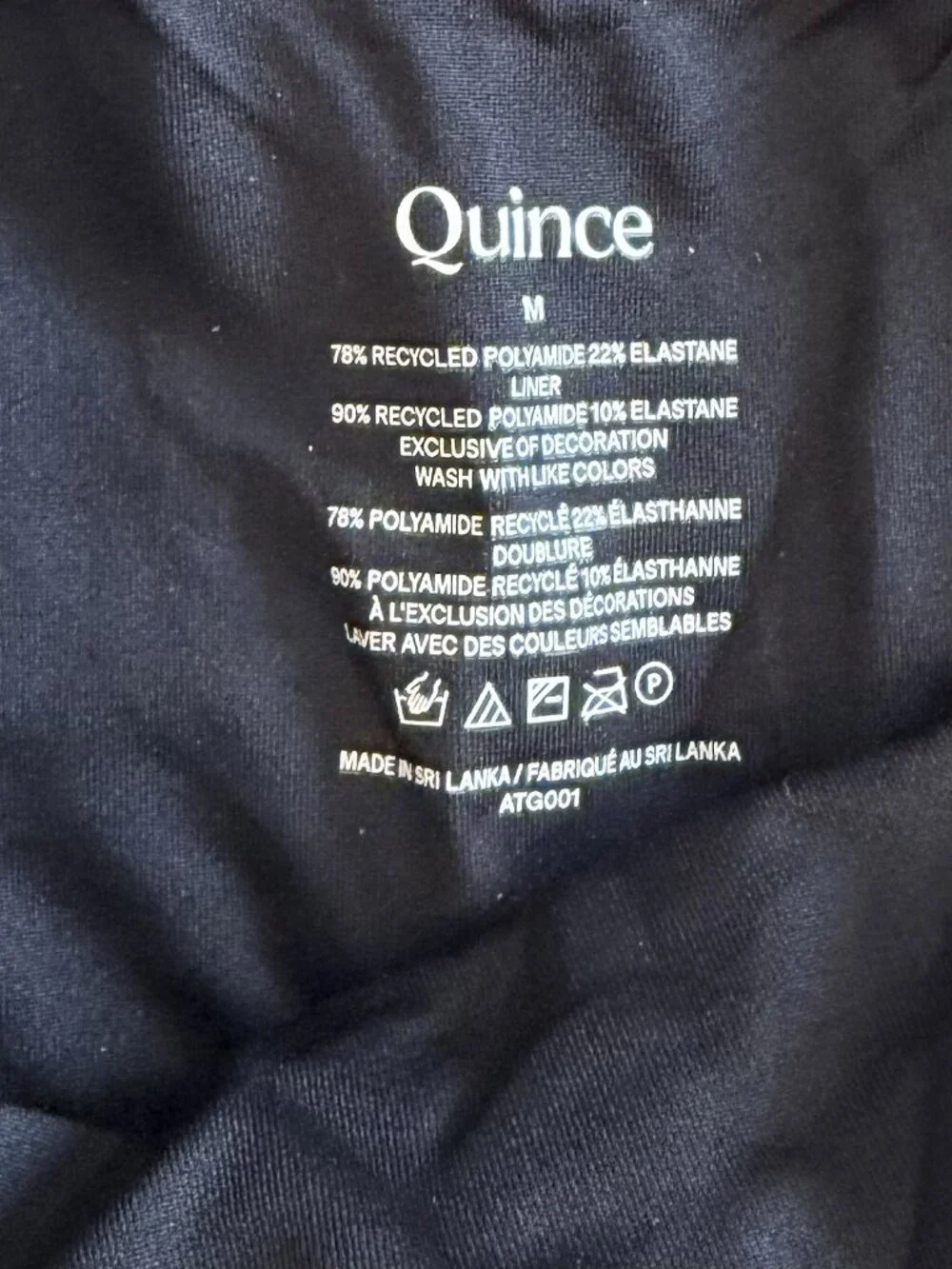 Quince italian underwire